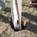 Attaching Rails and Panels for Composite Fence Installation