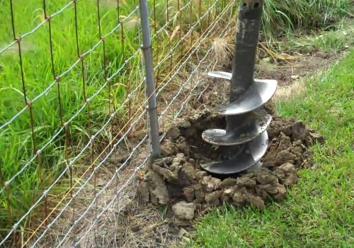 Digging Post Holes and Setting Posts