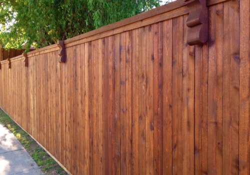 Cedar Wood Fence Materials