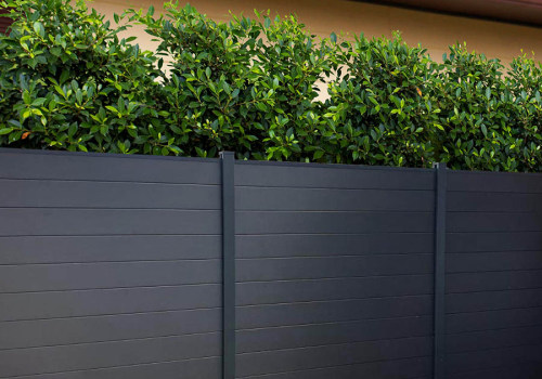 Finishing and Sealing a Composite Fence