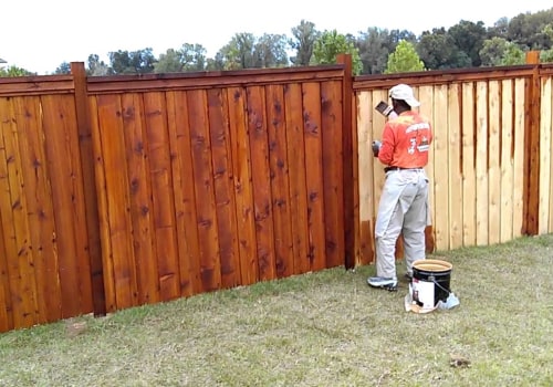 Staining a Wood Fence: Everything You Need to Know